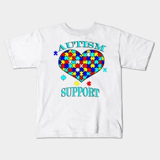 Autism Awareness Shirt & Gifts Quote Autism Support Gift Puzzle Heart Kids T-Shirt